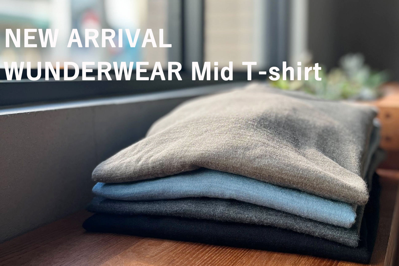 WUNDERWEARシリーズの新作、「WUNDERWEAR Mid T-shirt series」
