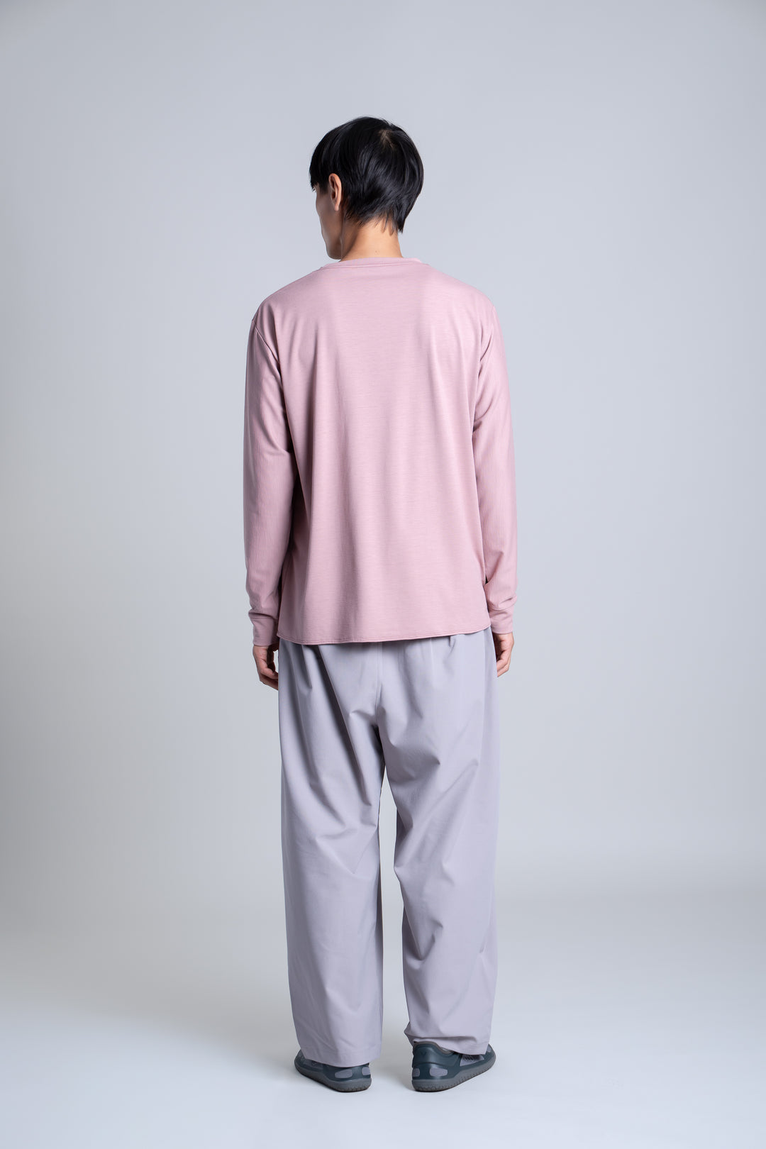 WUNDERWEAR DC ヘンリーネックロングスリーブTシャツ
