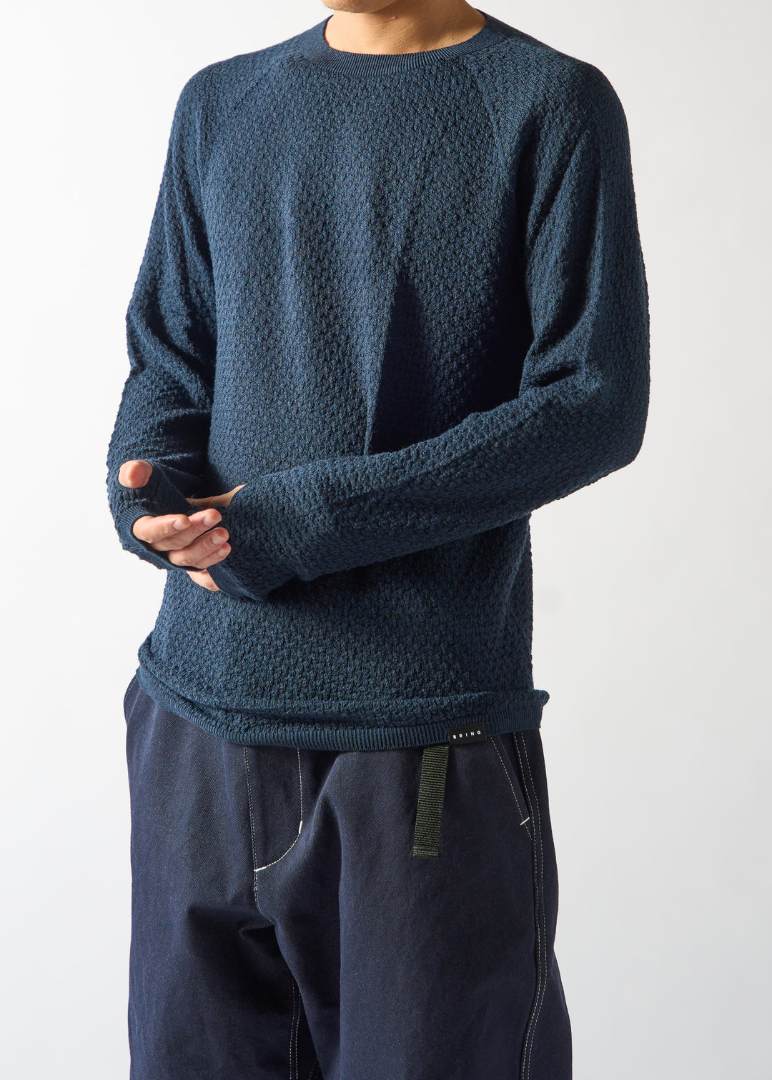 極美品✨️定価10万　21AW　ドゥロワー　ウールリバーシブルクルーネックコート セール】 ウールリバー ストール付きノーカラーコート （その他