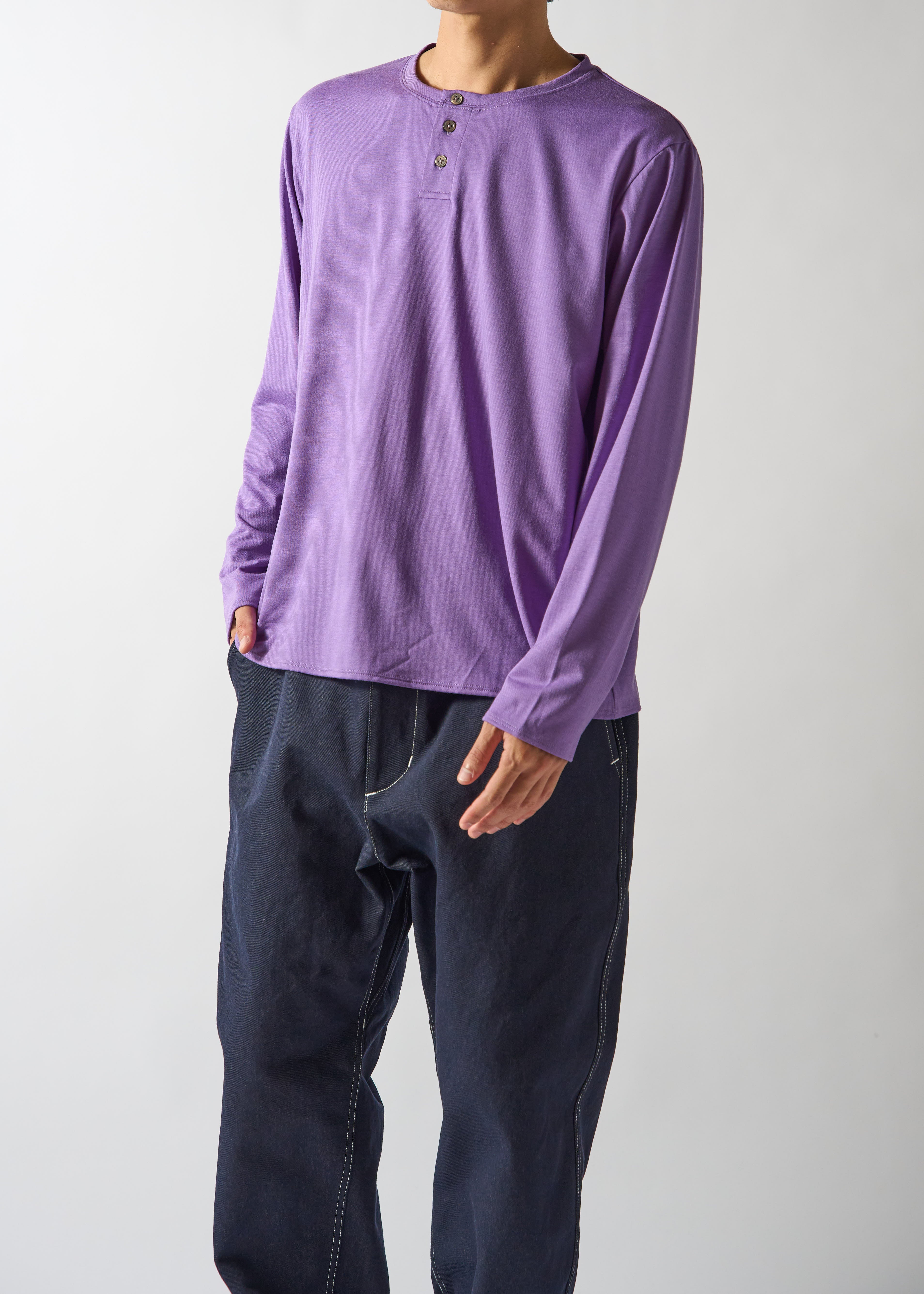 WUNDERWEAR ヘンリーネックロングスリーブTシャツ | BRING（ブリング