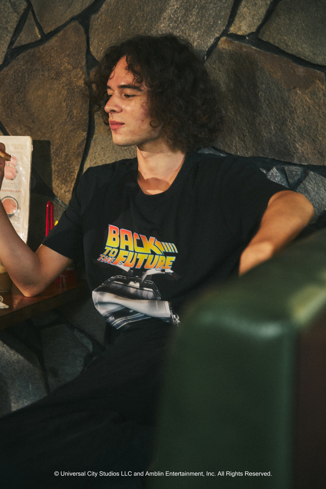 Back to the Future/ Time Machine Big Logo Tシャツ | BRING