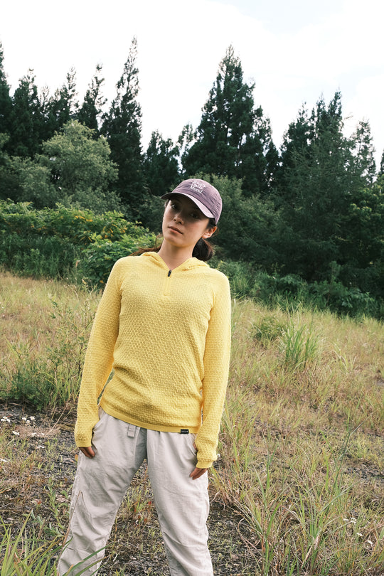WUNDERWEAR シームレスハーフジップフーディー