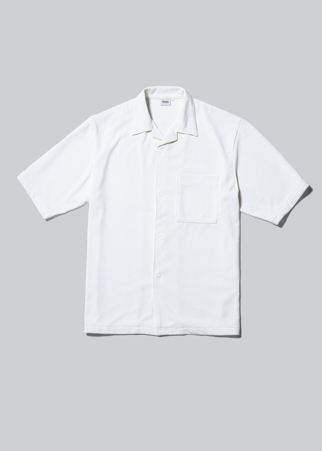 DRYCOTTONY ハーフスリーブオープンカラーシャツ