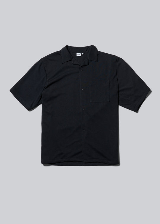 DRYCOTTONY ハーフスリーブオープンカラーシャツ