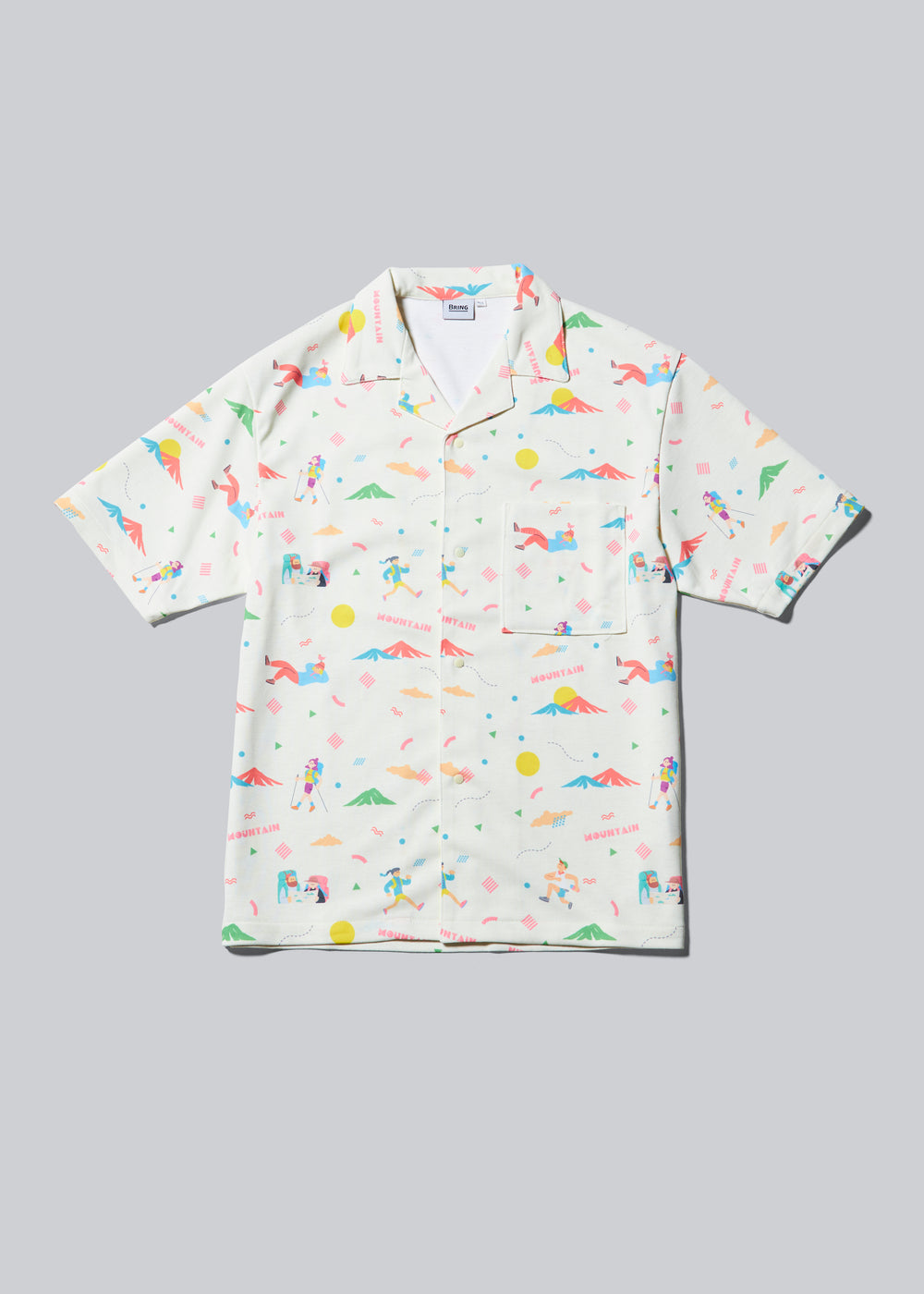 DRYCOTTONY マウンテンアロハシャツ