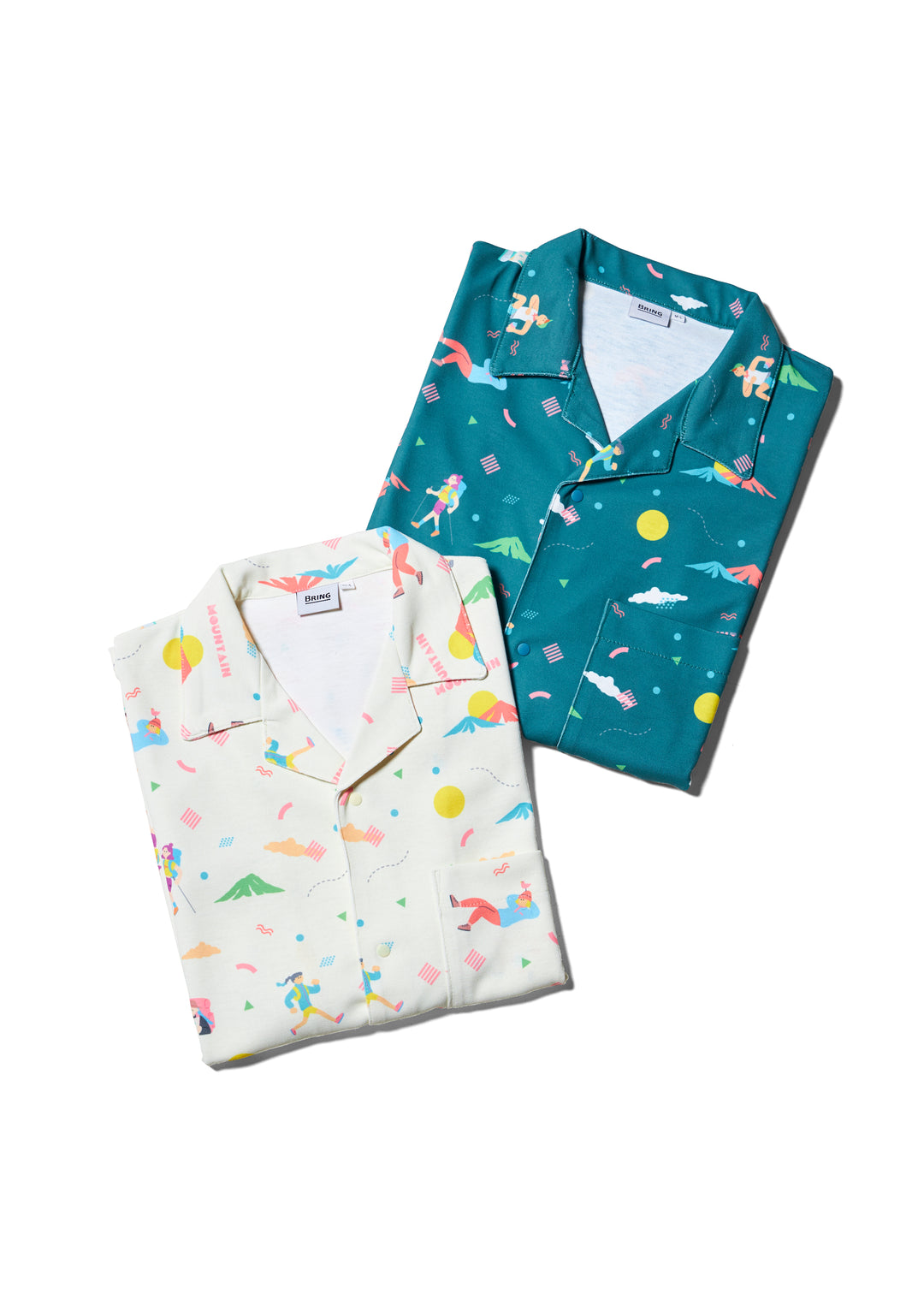 DRYCOTTONY マウンテンアロハシャツ