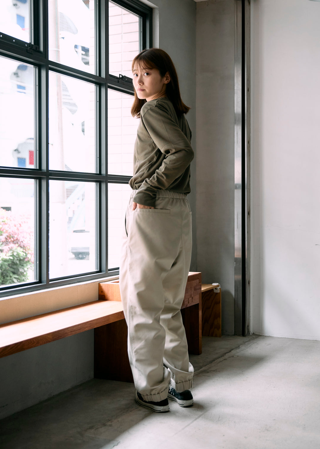 model:160cm 着用サイズ:S