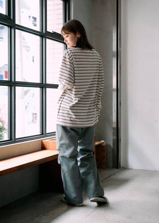 Ecru×Light Gray(過去カラー) / model:160cm 着用サイズ:M-L