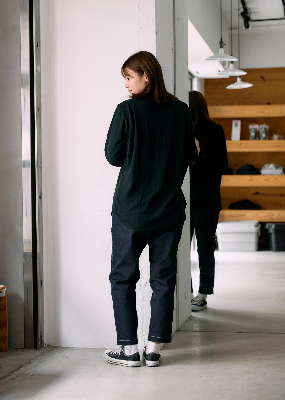 model:160cm 着用サイズ:XS