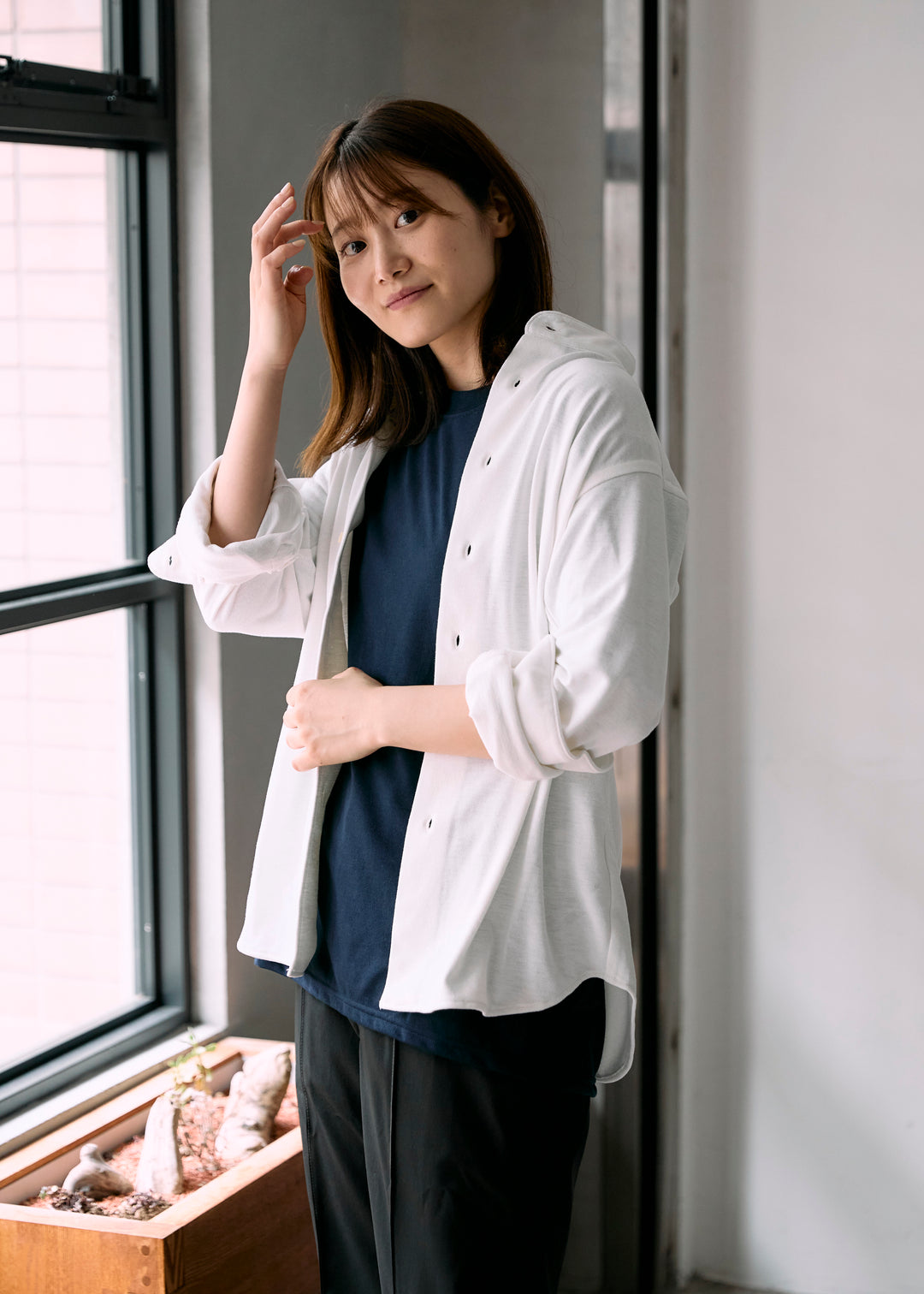 model:160cm 着用サイズ:S