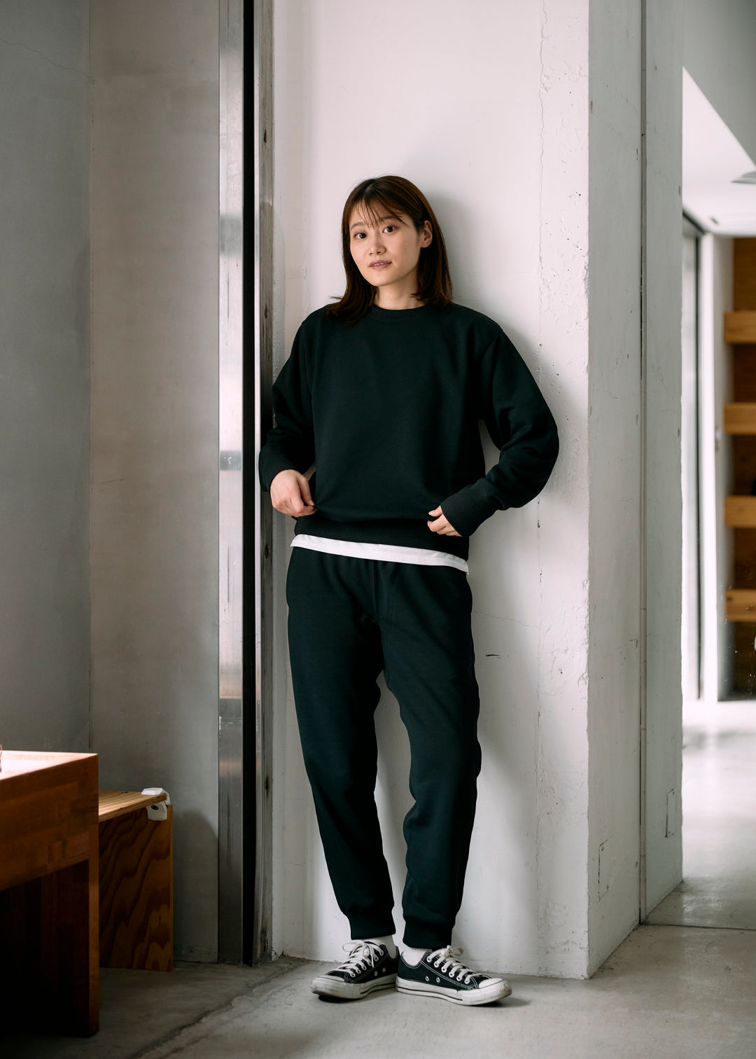 model:160cm 着用サイズ:S