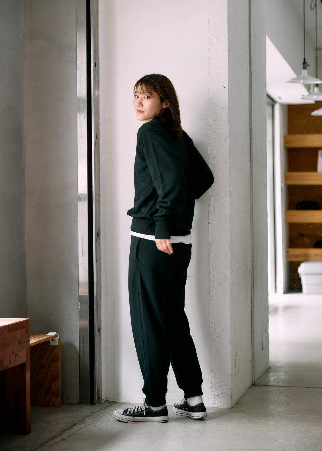 model:160cm 着用サイズ:S