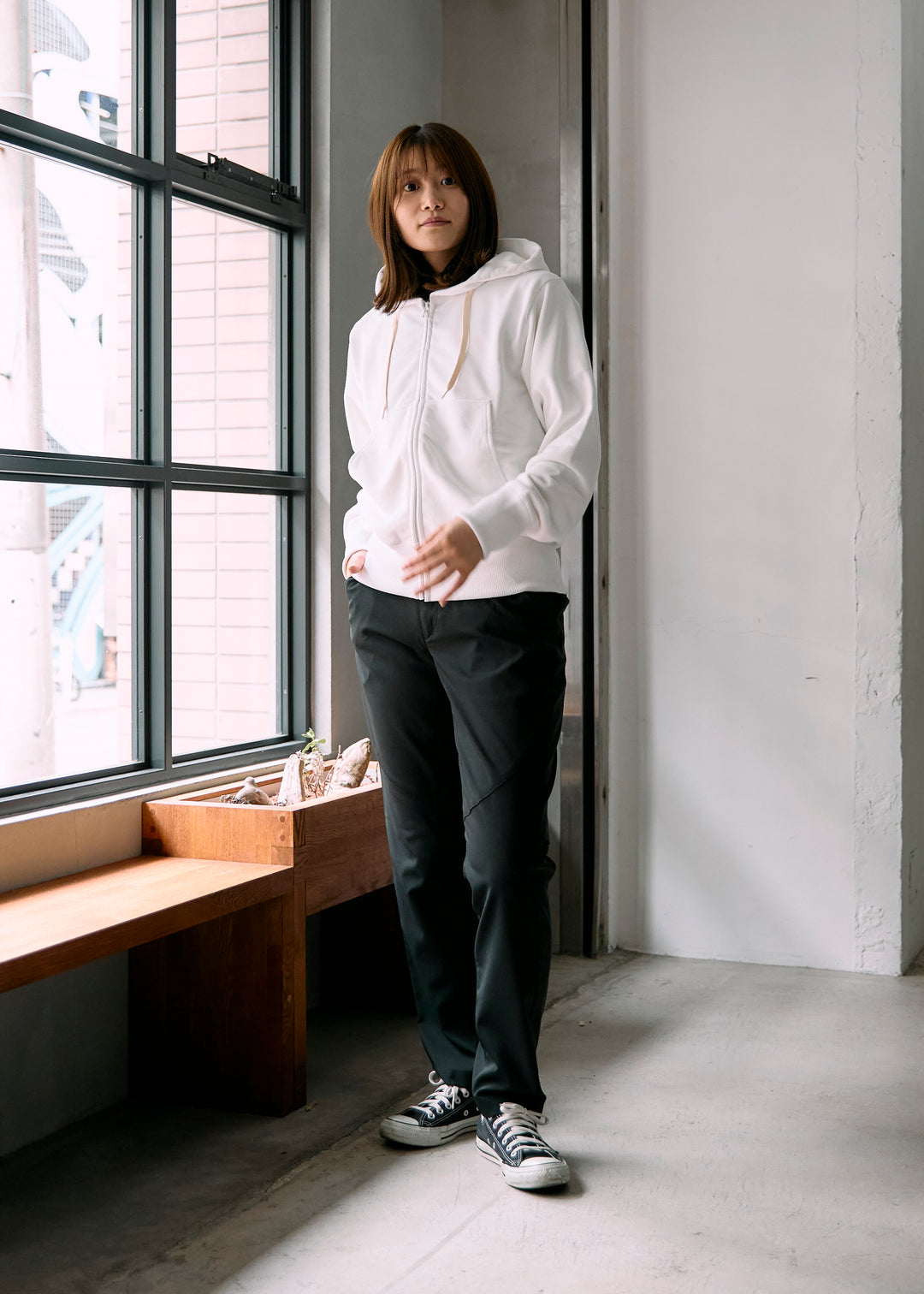 model:160cm 着用サイズ:XS