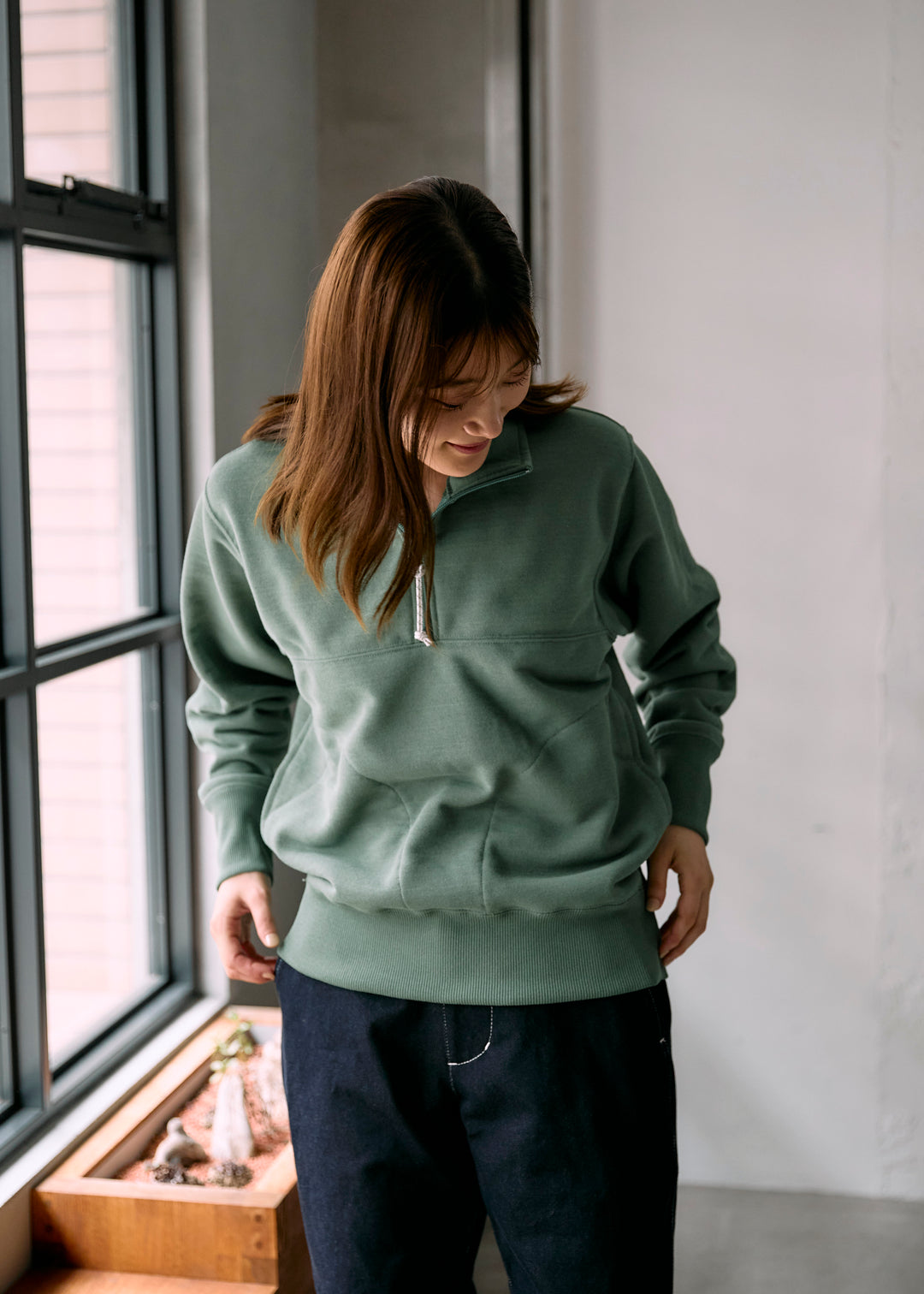 model:160cm 着用サイズ:XS