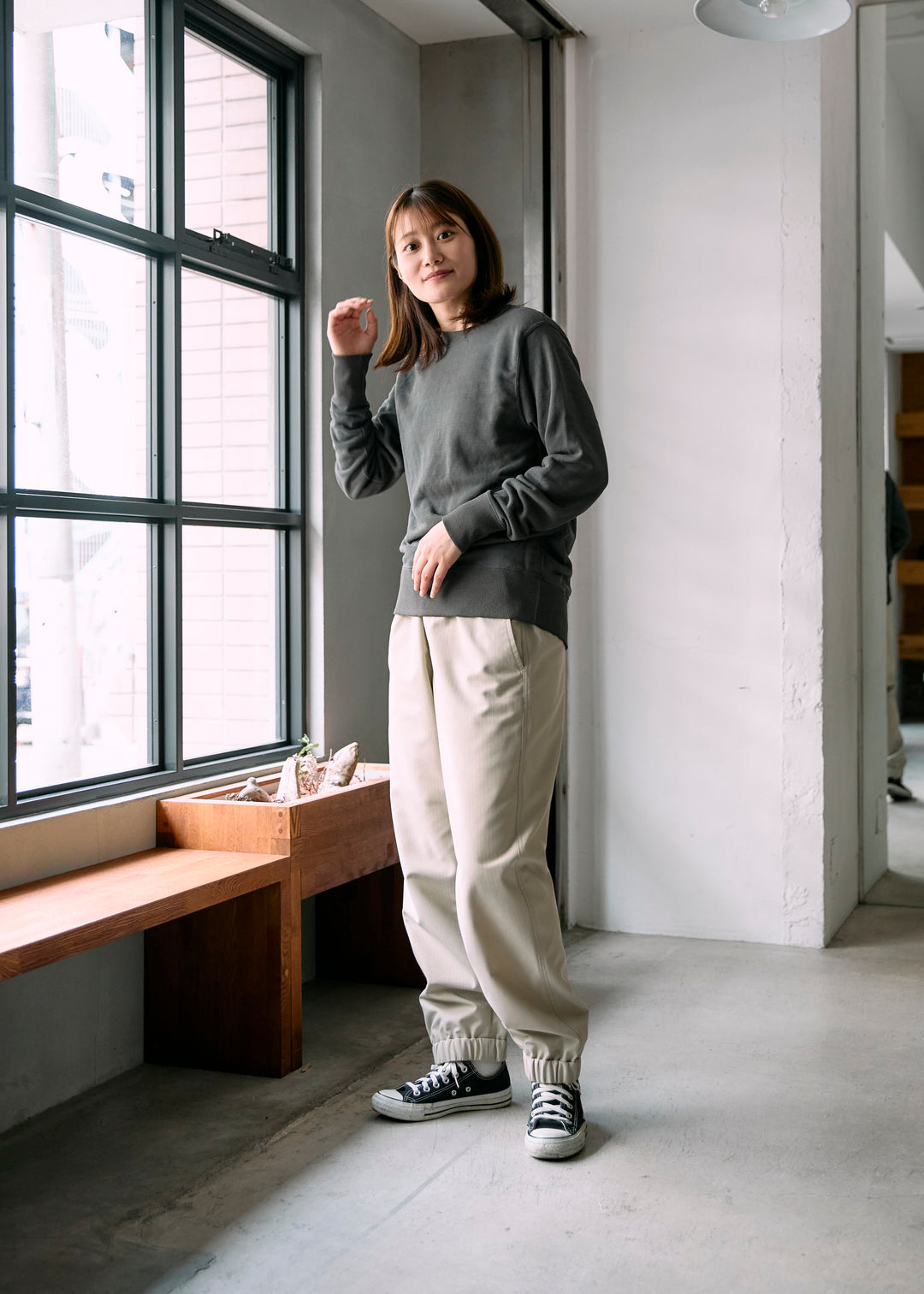 model:160cm 着用サイズ:S