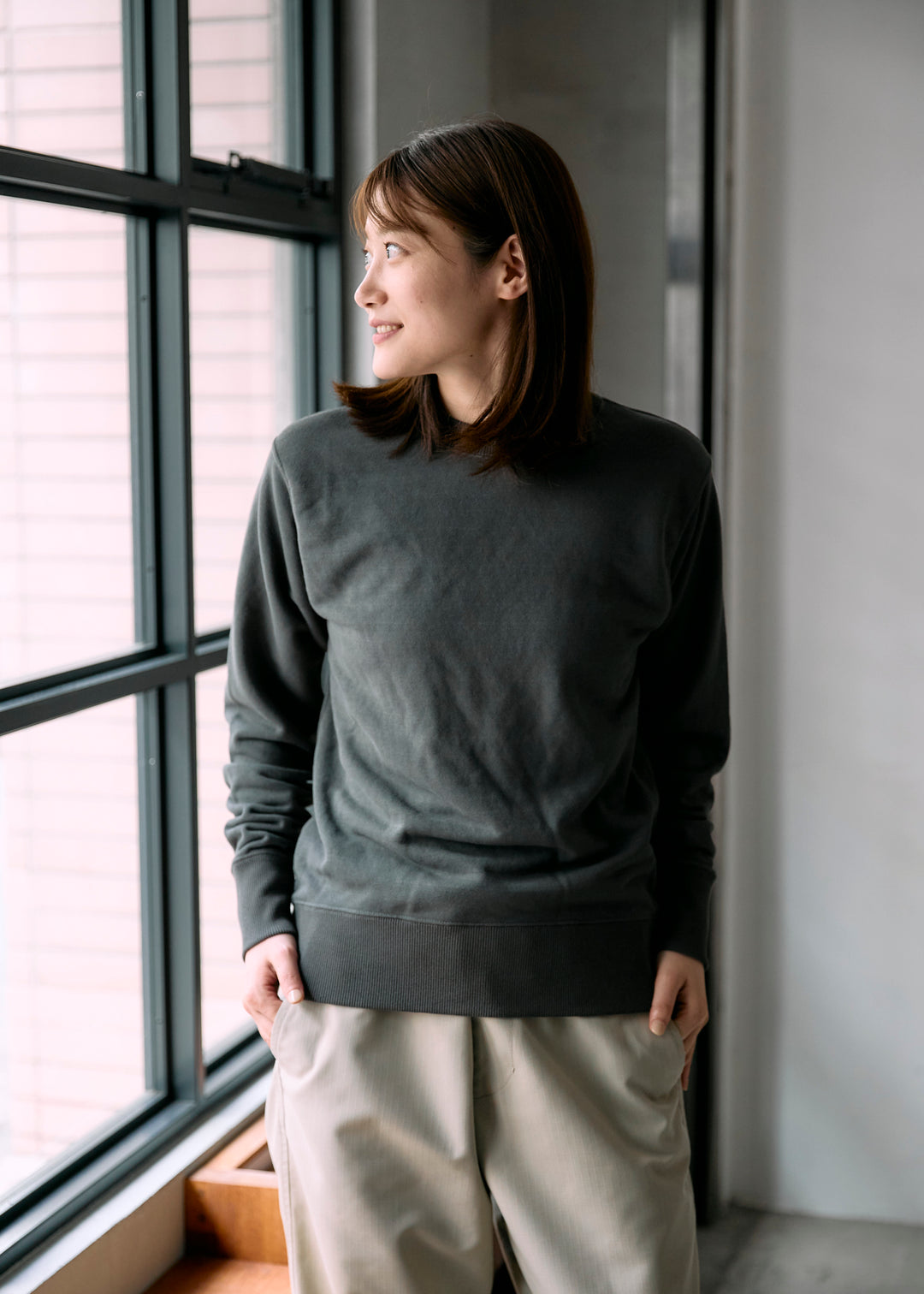 model:160cm 着用サイズ:S