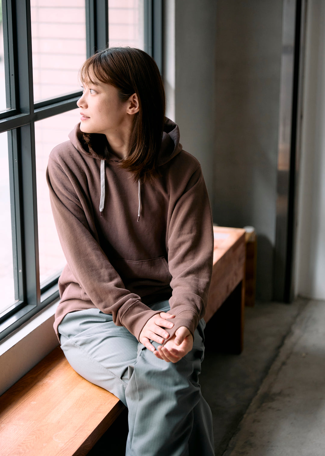 model:160cm 着用サイズ:M