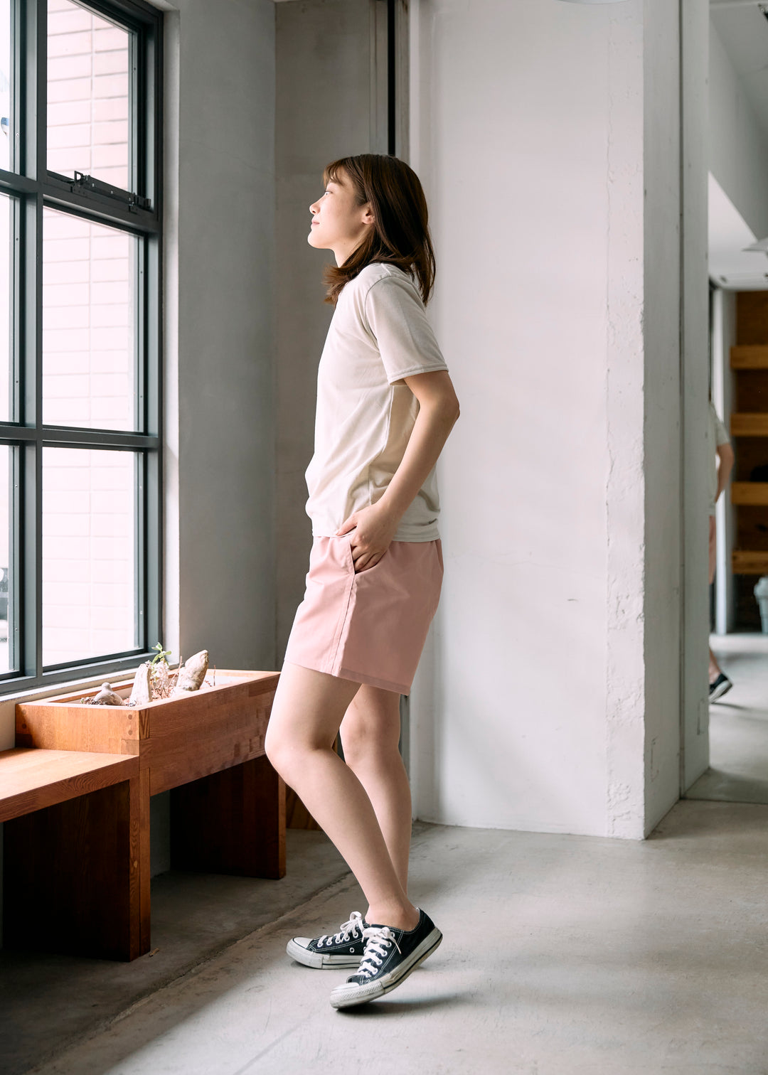 ベイビーピンク  / モデル:160cm 着用サイズ:S