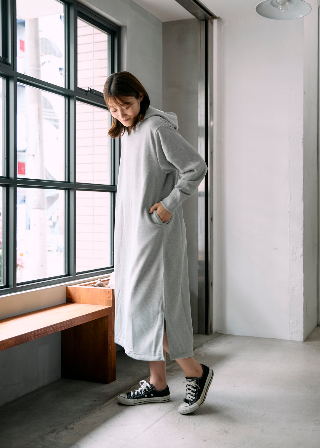 DRYCOTTONY SWEAT ONE-PIECE （ドライコットニースウェットワンピース