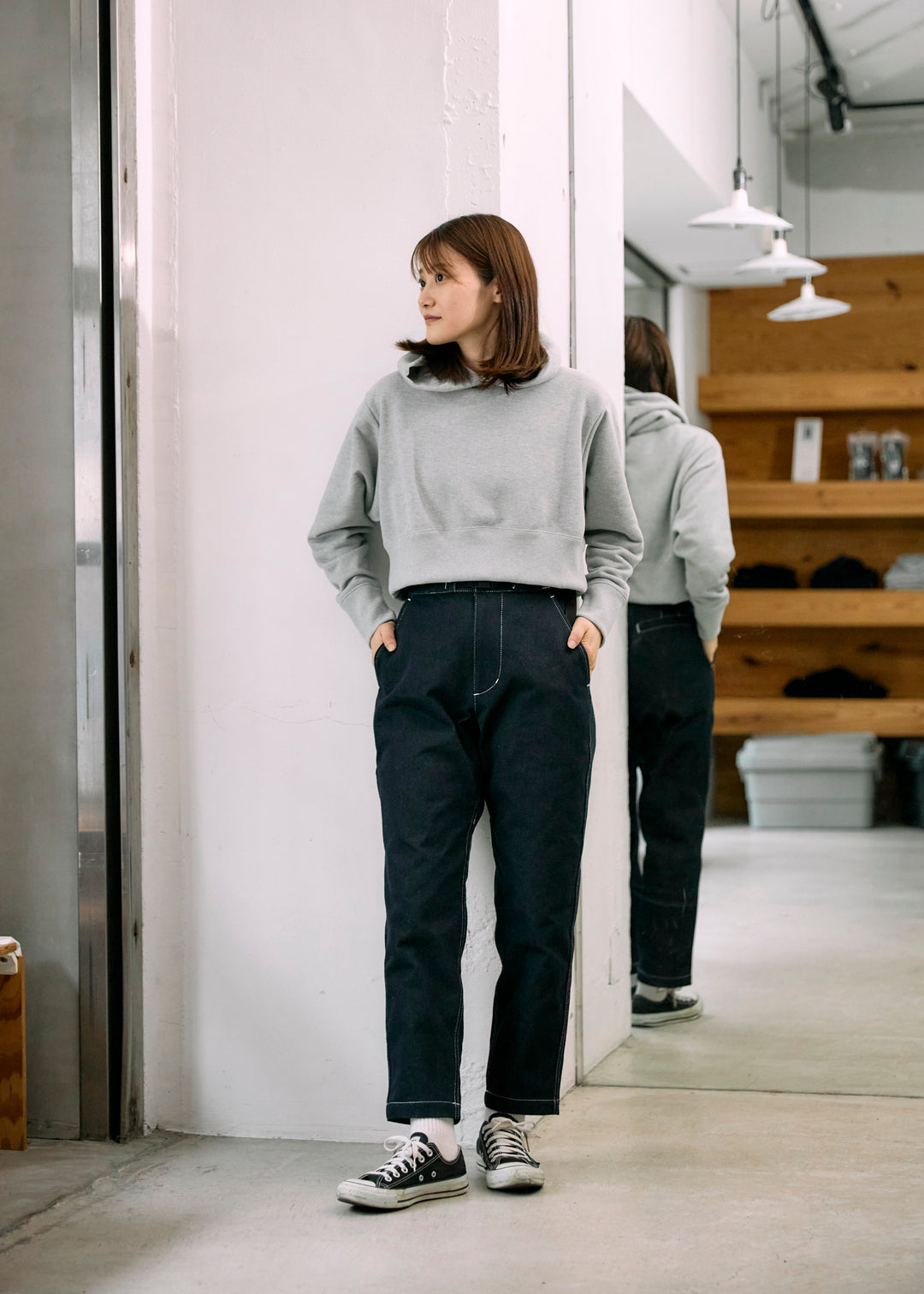 model:160cm 着用サイズ:XXS