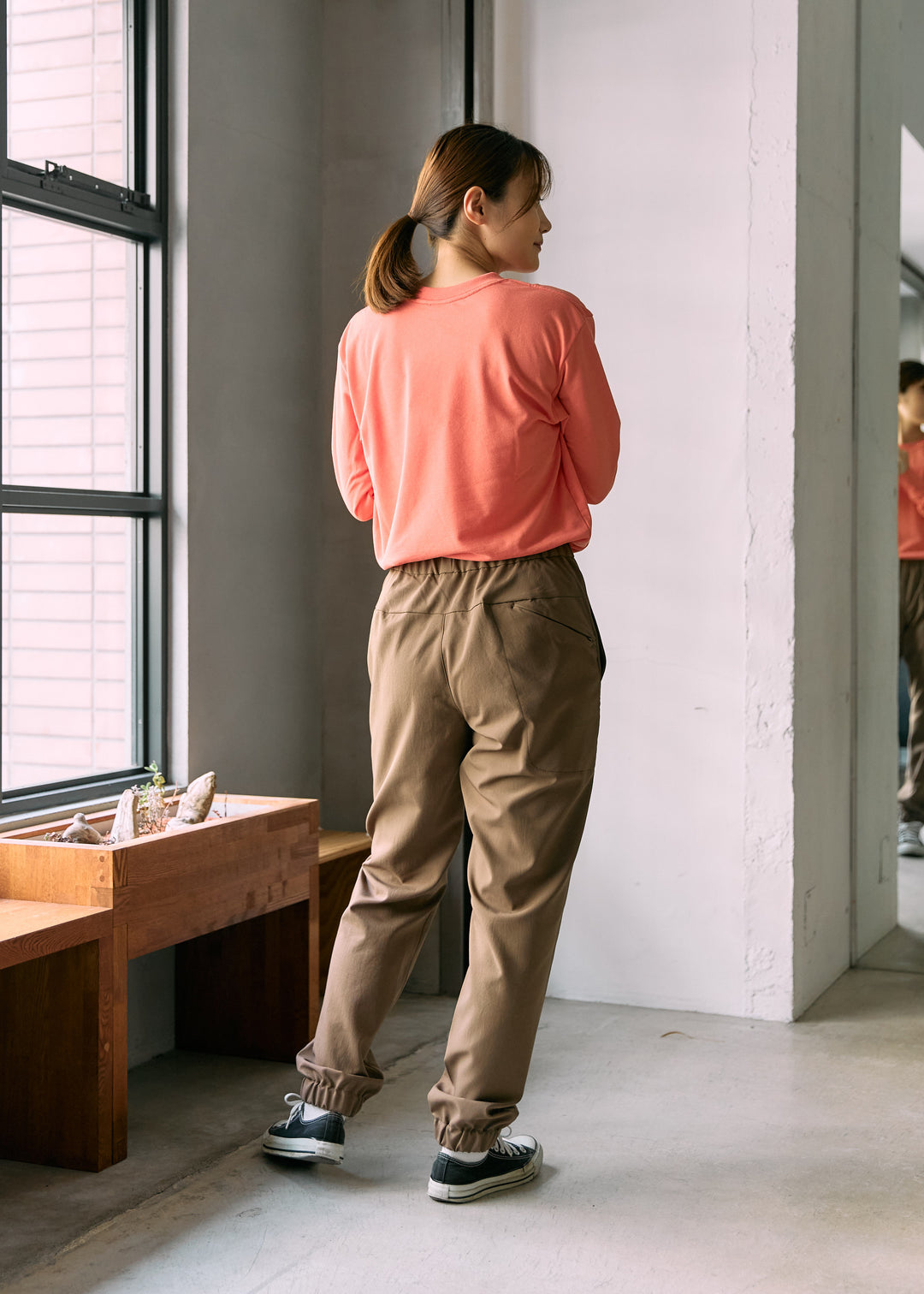 Brown / model:160cm 着用サイズ:S(Long)