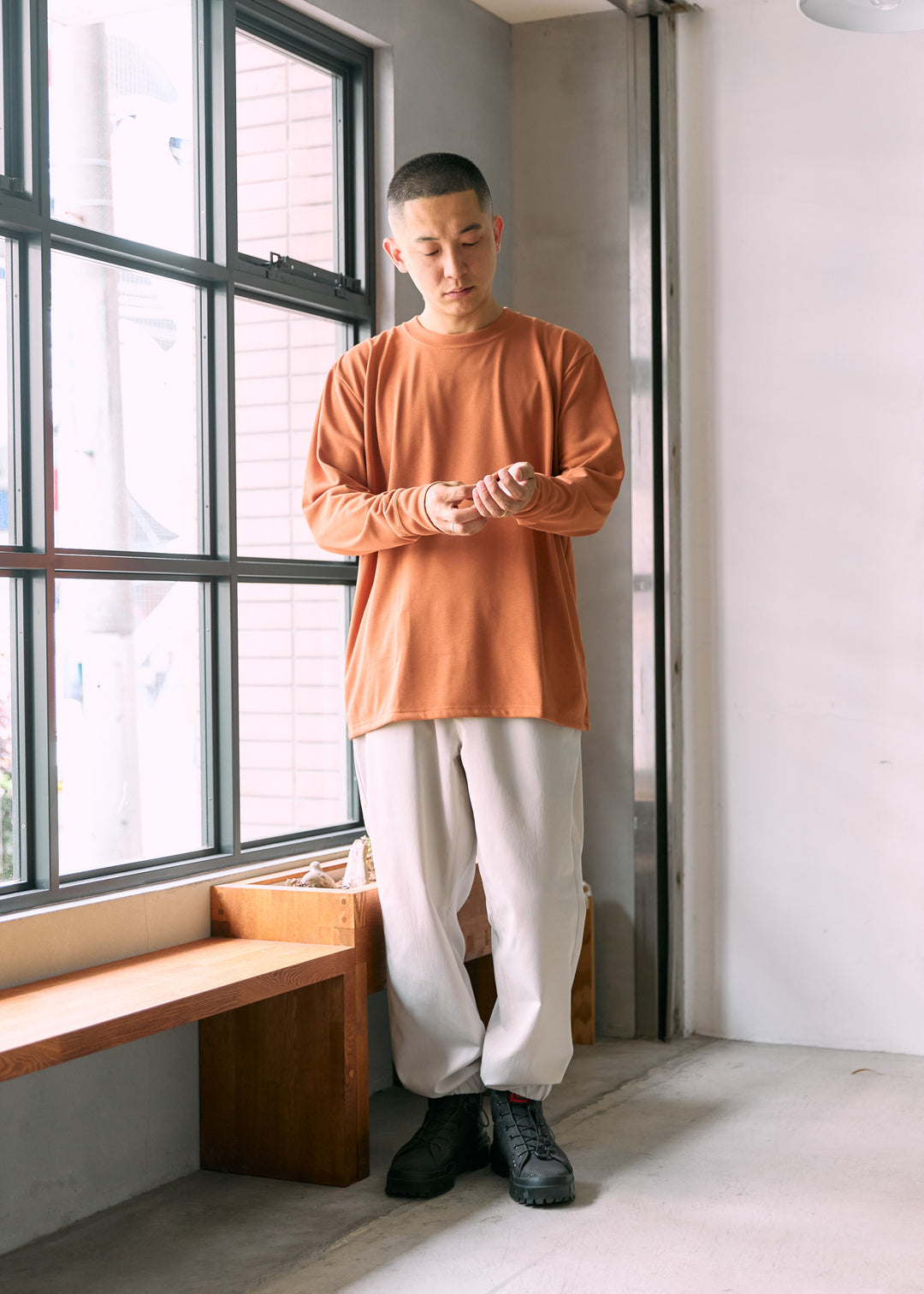 Ecru / model:173cm 着用サイズ:L(Short)