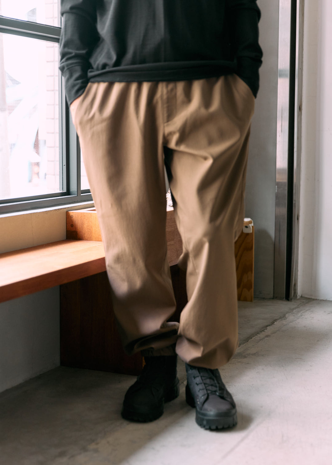 Brown / model:173cm 着用サイズ:L(Long)