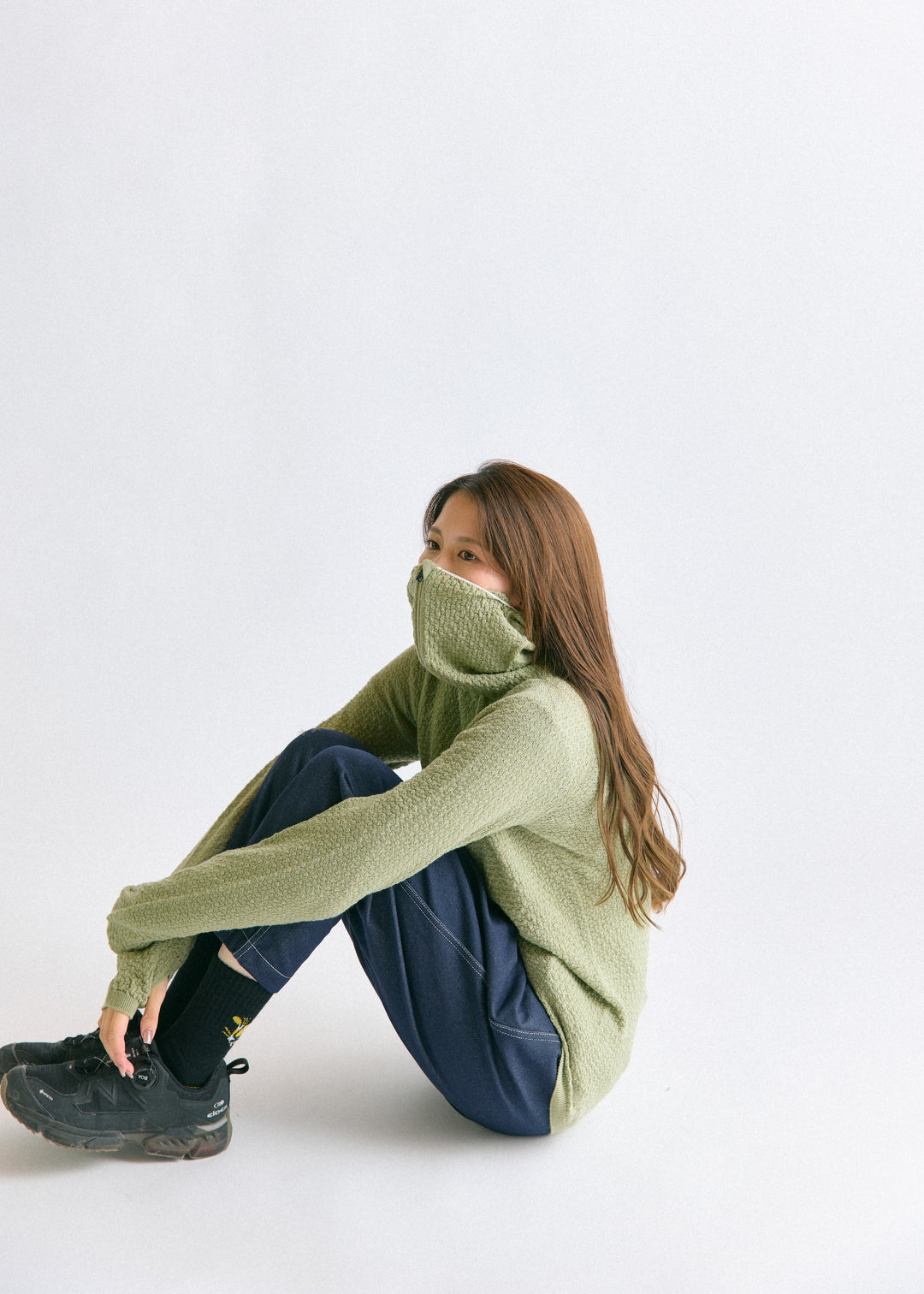 model:163cm 着用サイズ:S