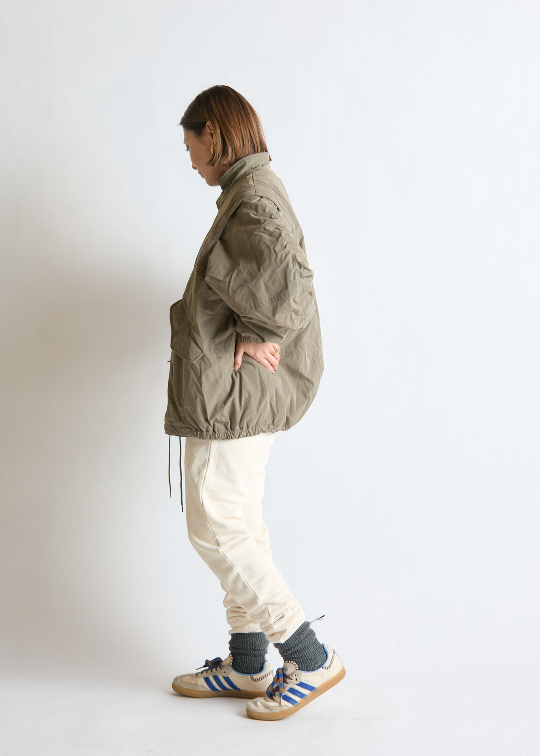 model:157cm 着用サイズ:XS