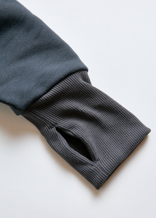 WUNDERWEAR スウェットラグランスリーブフーディー