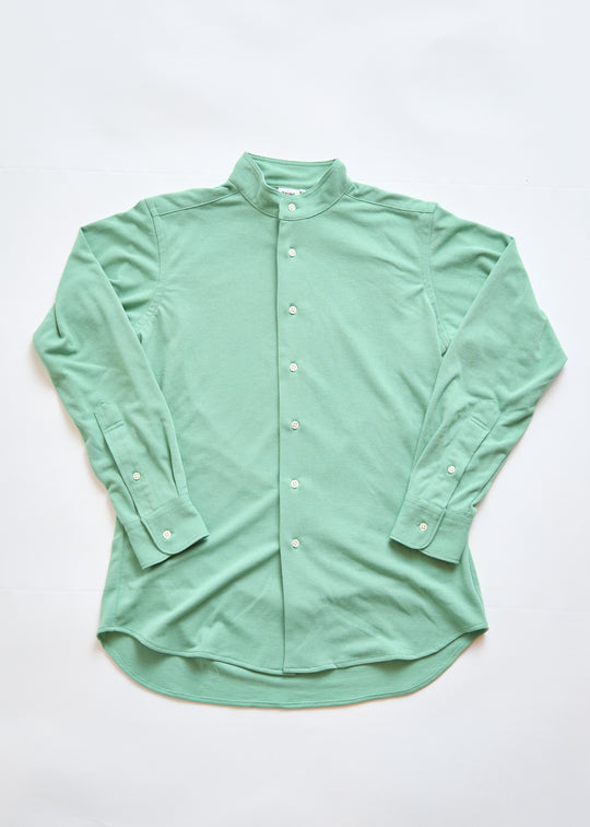 DRYCOTTONY スタンドカラーシャツ