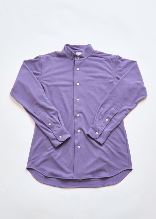 DRYCOTTONY スタンドカラーシャツ