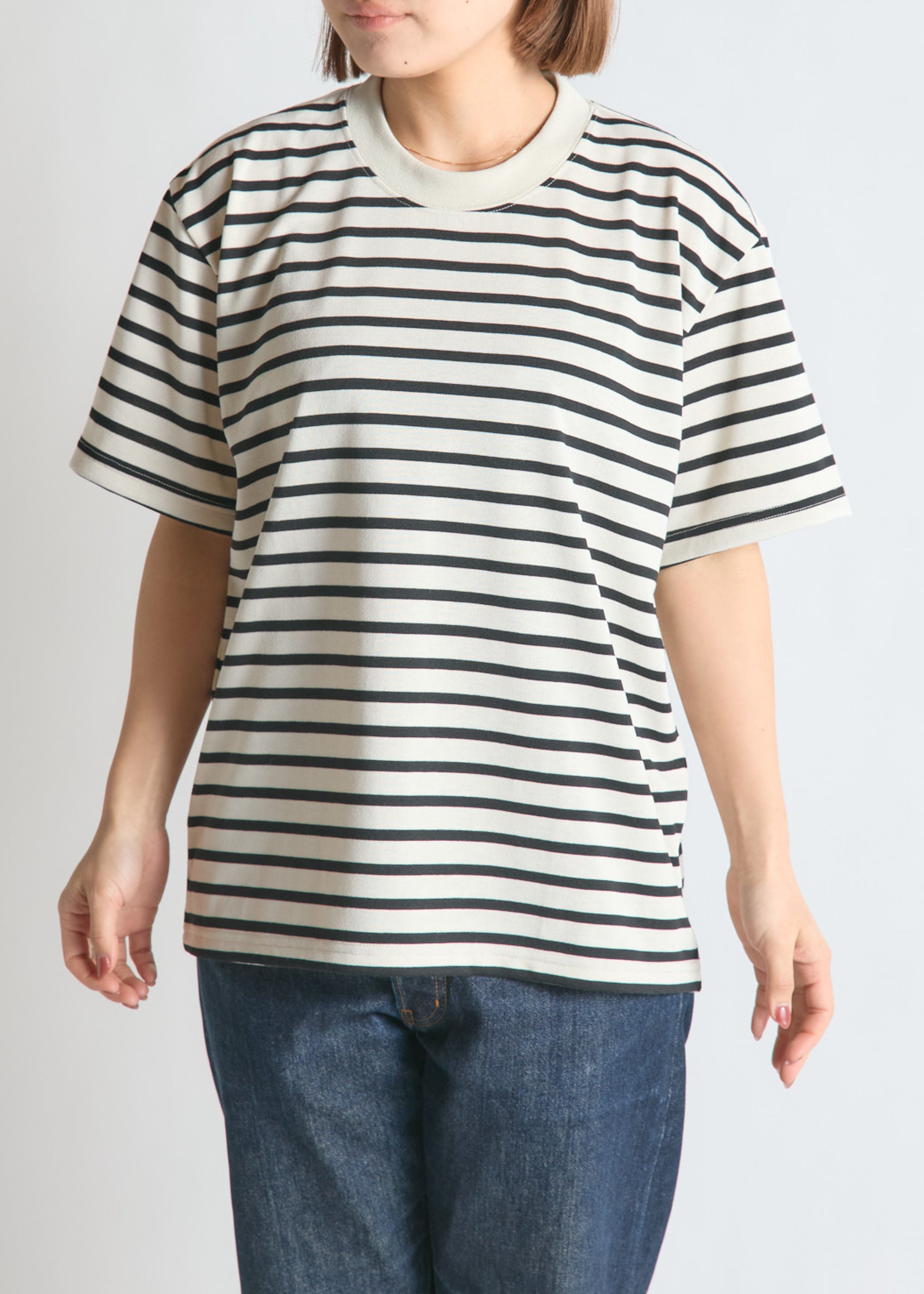 ドライコットニーボーダーTシャツ（DRYCOTTONY BORDER T-SHIRT