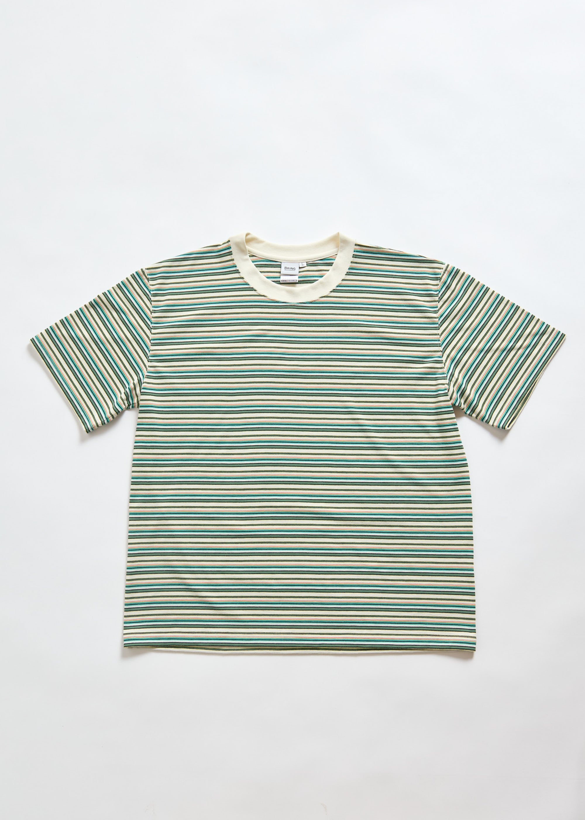 T347新品23区 洗えるドライ コットンボーダーニット15号￥17600 ドライコットニーボーダーTシャツ（DRYCOTTONY BORDER T-SHIRT