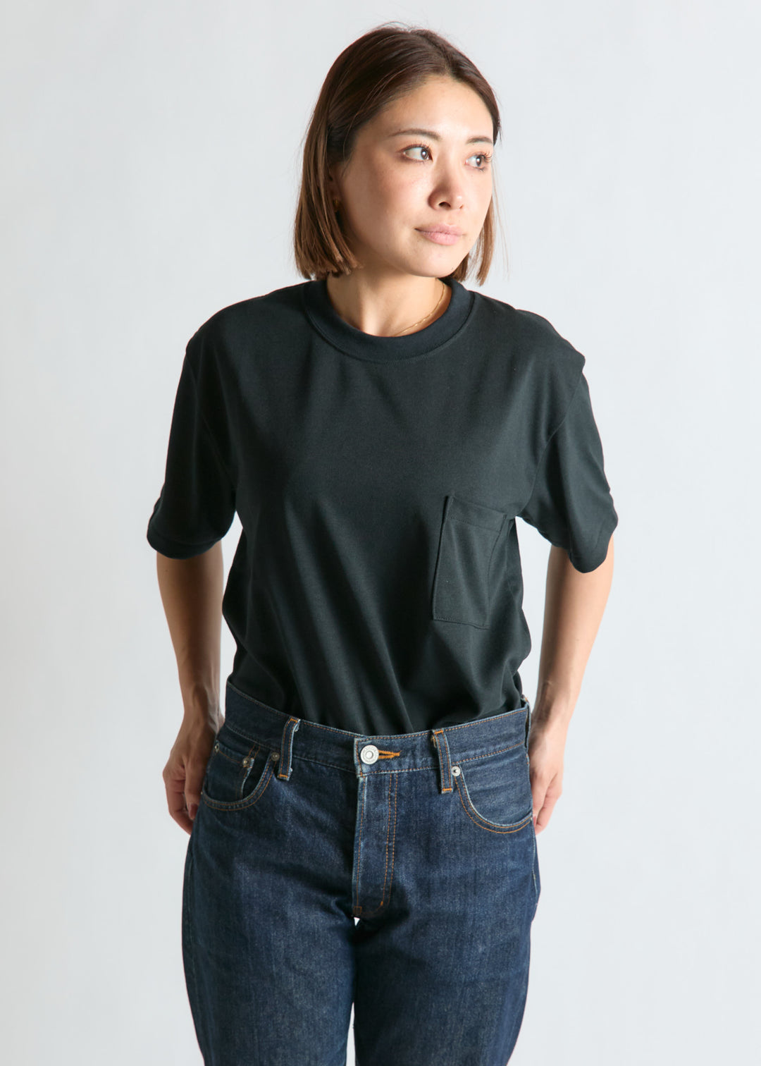 ｍodel:157cm 着用サイズ:XS-S