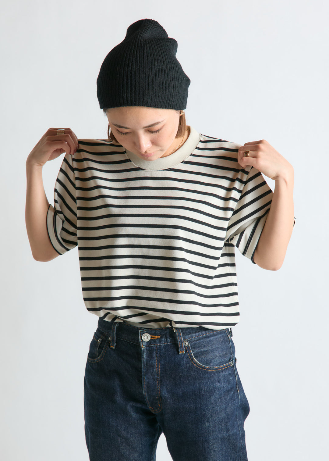 ｍodel:157cm 着用サイズ:XS