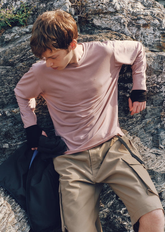 model:183cm 着用サイズ:L