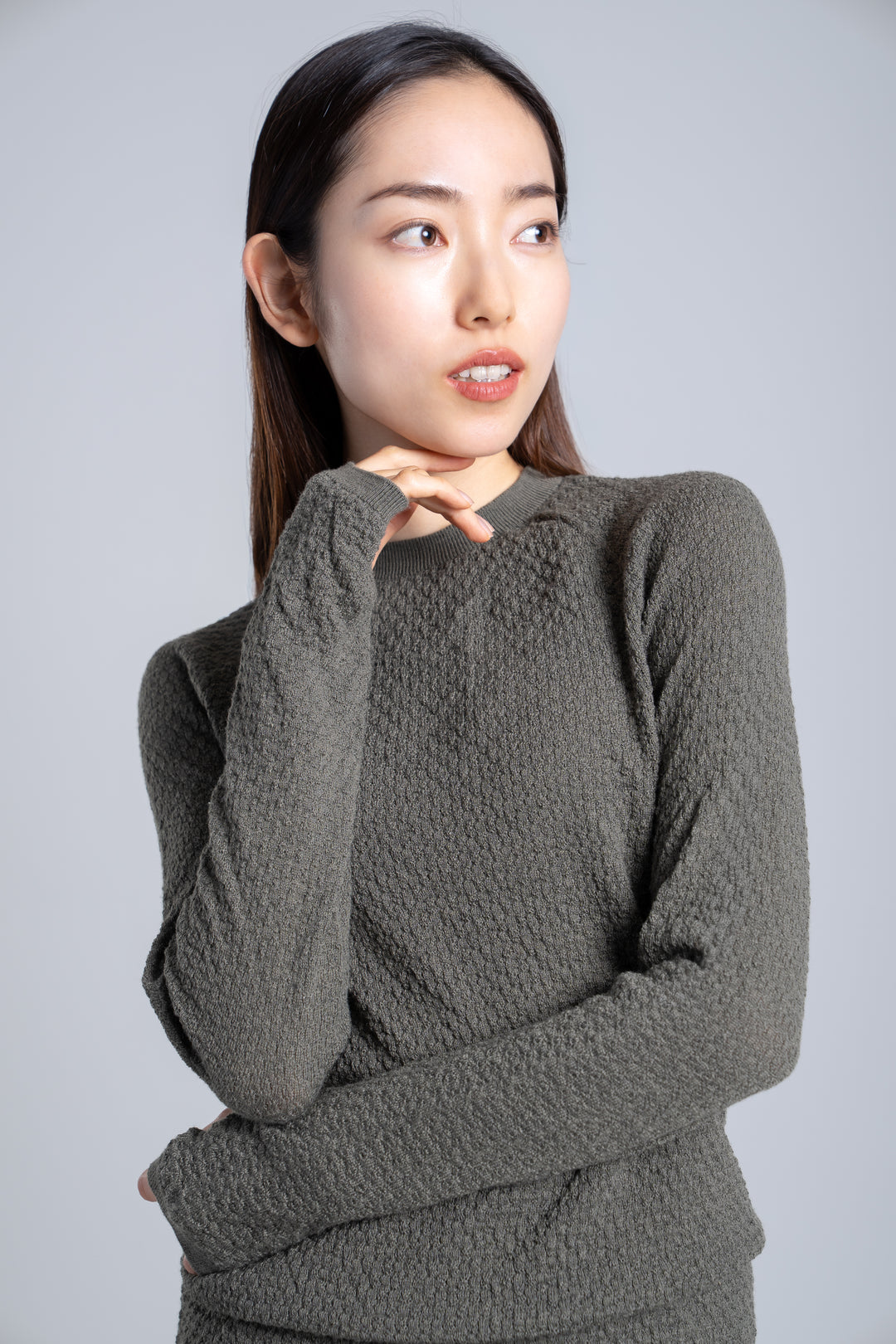 165cm Sサイズ Khaki着用