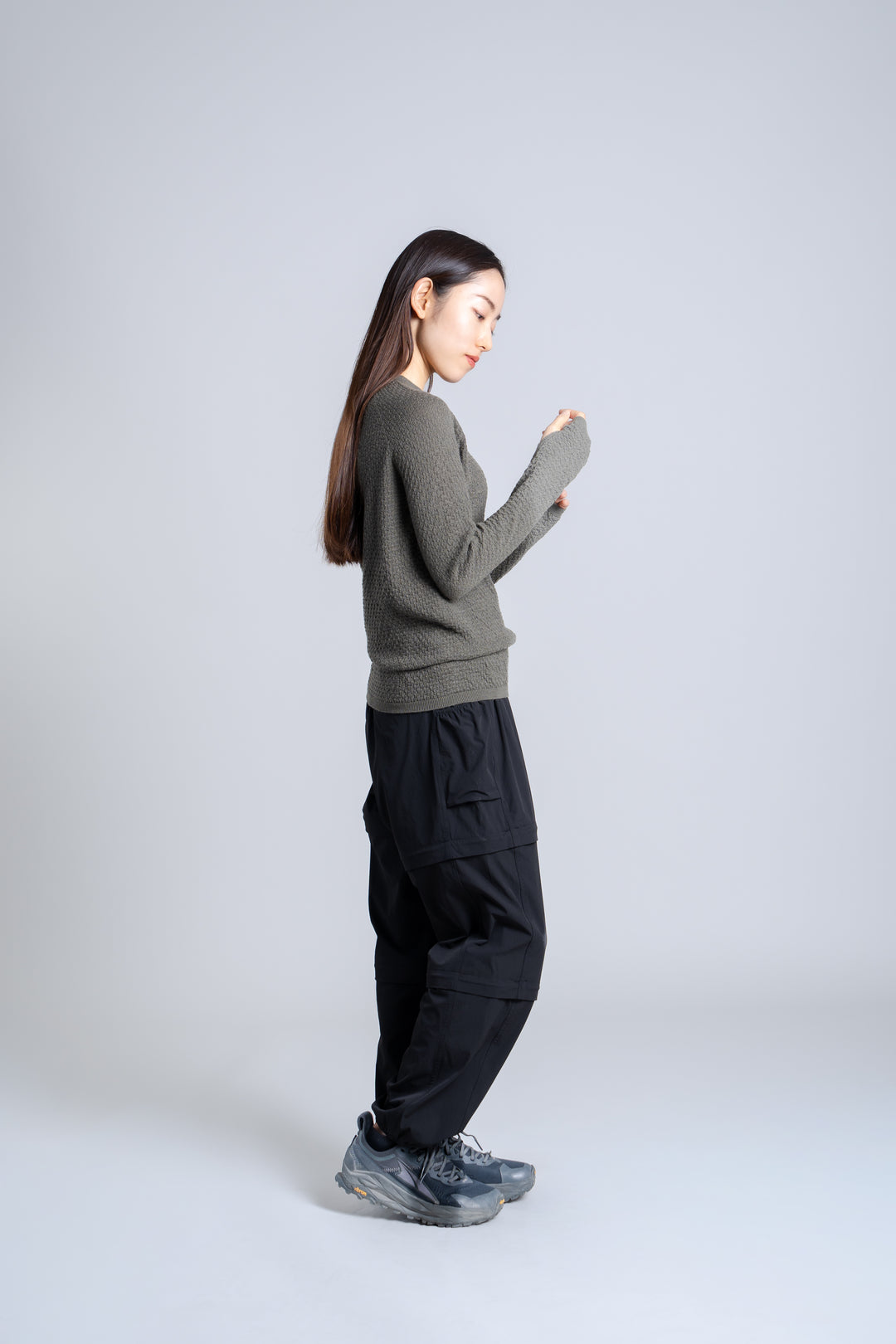 165cm Sサイズ Khaki着用