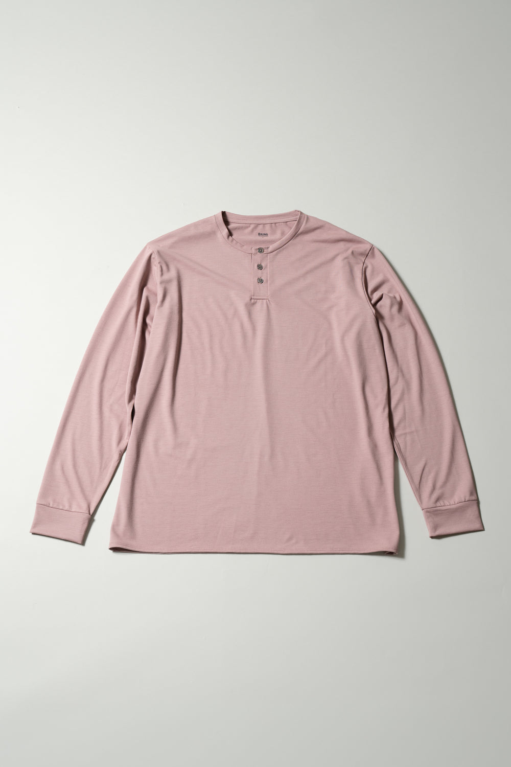 WUNDERWEAR DC ヘンリーネックロングスリーブTシャツ
