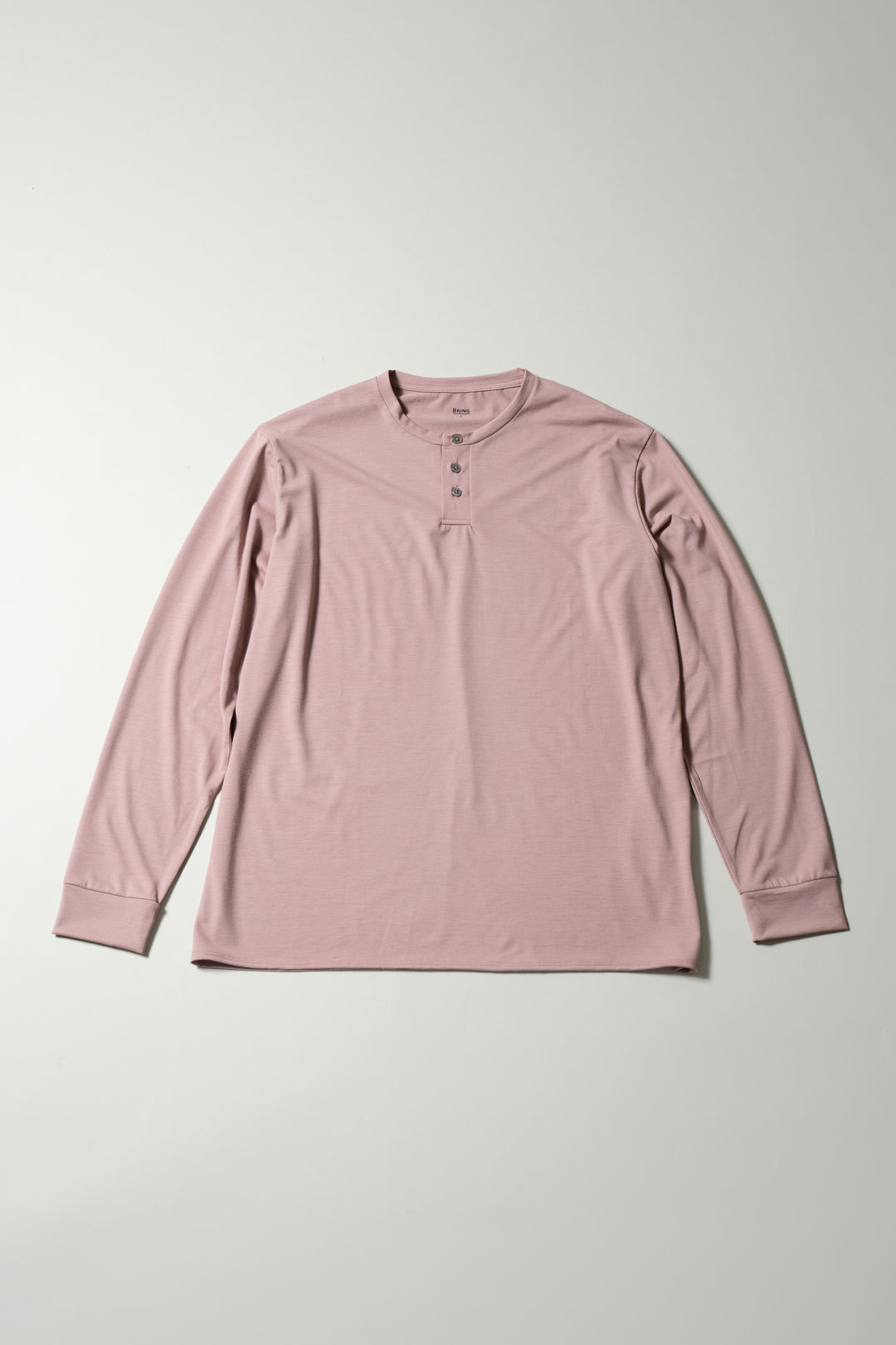 WUNDERWEAR DC ヘンリーネックロングスリーブTシャツ