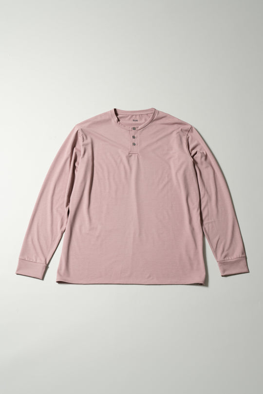 WUNDERWEAR DC ヘンリーネックロングスリーブTシャツ