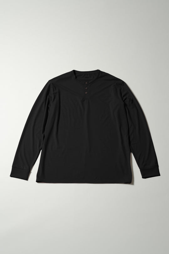 WUNDERWEAR DC ヘンリーネックロングスリーブTシャツ