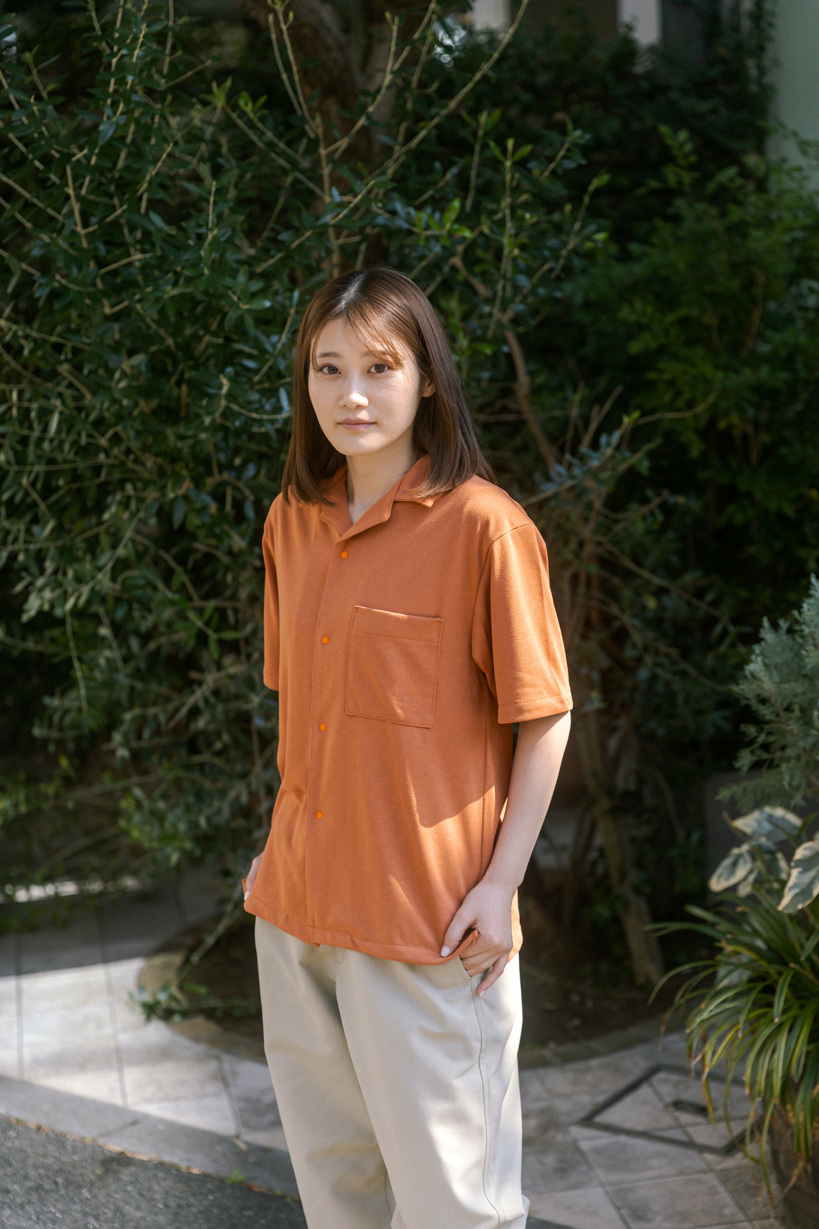 DRYCOTTONY ハーフスリーブオープンカラーシャツ | BRING（ブリング