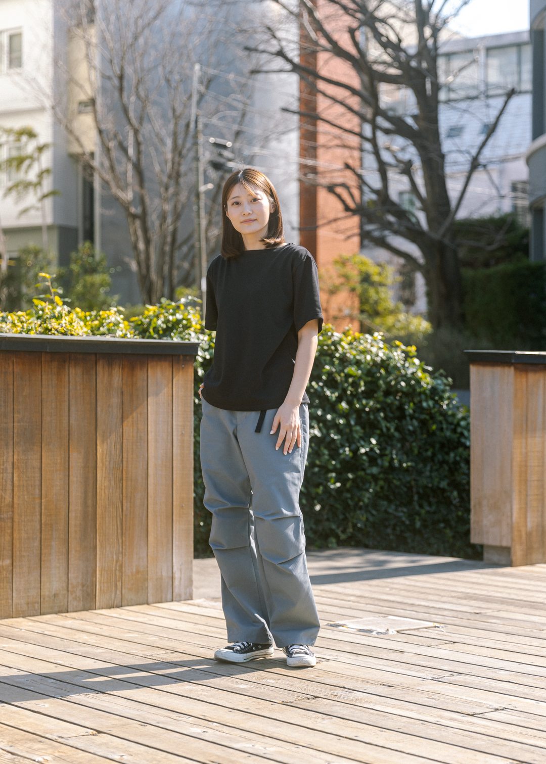 BRING DRYCOTTONY ボートネックシャツ 吸水速乾/着る除湿】 ボートネックTシャツ - BRING