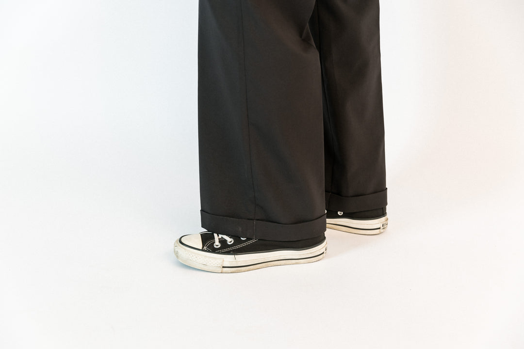 BRIEFING ブラック ストレートパンツ BRIEFINGブラック ストレートパンツ M ストレートパンツ(110