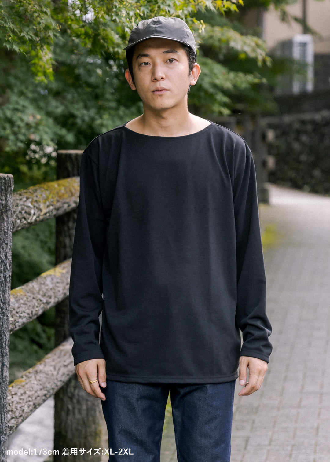 Black / model:173cm 着用サイズ:XL-2XL