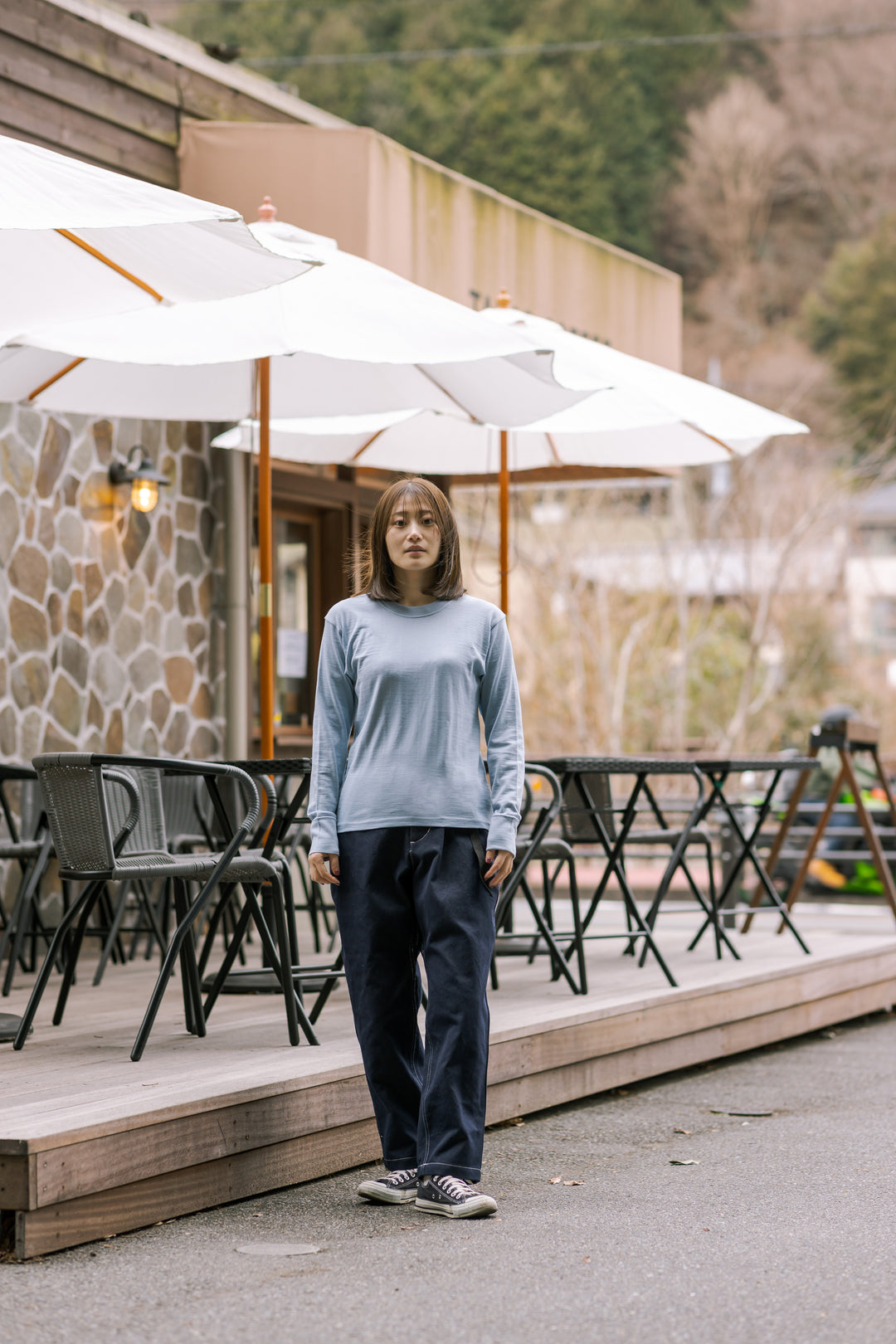 model:160cm 着用サイズ:XS