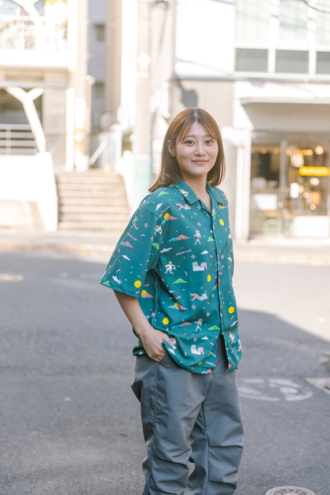 model:160cm 着用サイズ:M-L