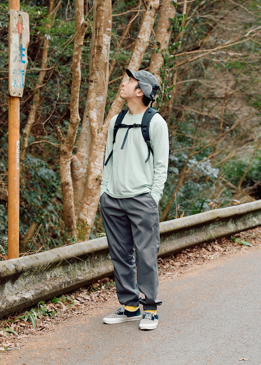 model:173cm 着用サイズ:L